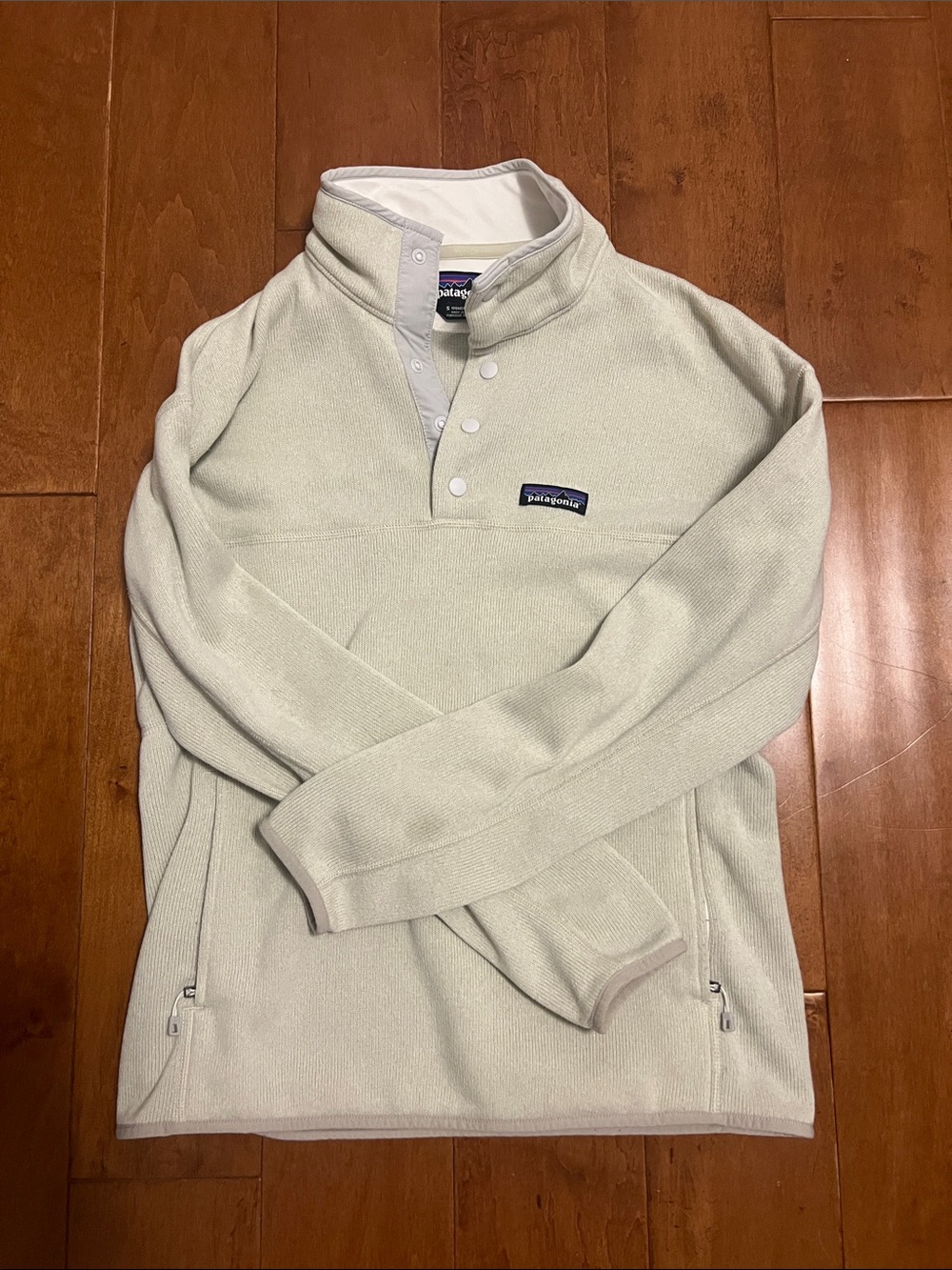Patagonia Cream Snap-T Fleece Pullover